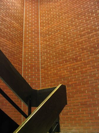 Stairwell in classroom building