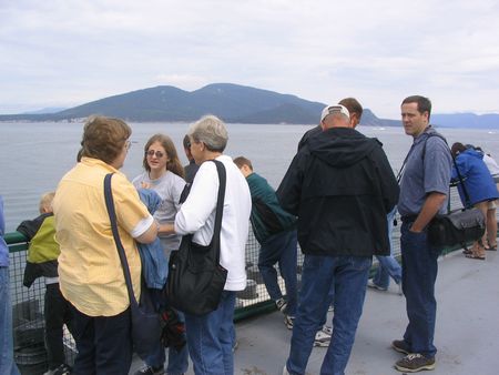 On the ferry, San Juan Islands